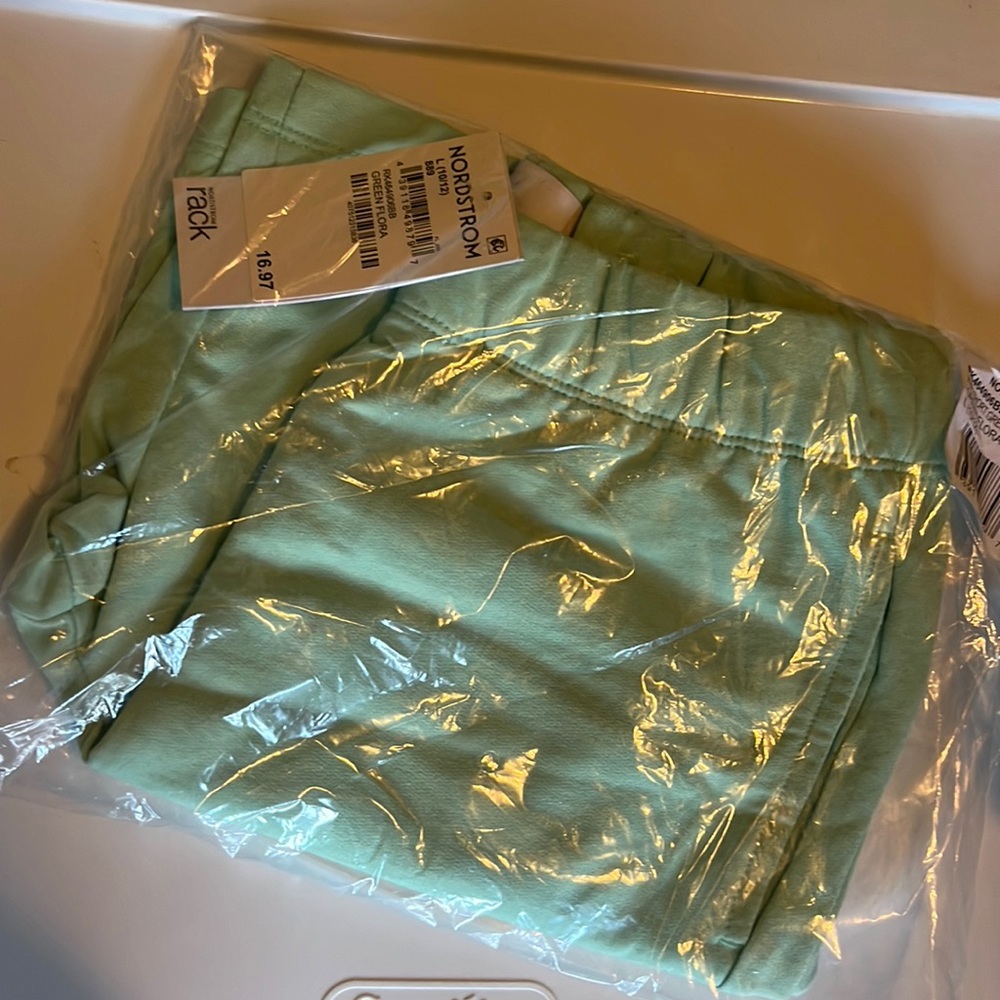 NWT mint green shorts